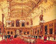 Nash, Joseph The Waterloo Chamber, Windsor Castle oil